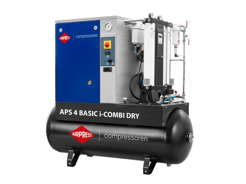 Screw Compressor APS 4 Basic I Combi Dry 10 Bar 4 Hp 3 KW 366 L Min