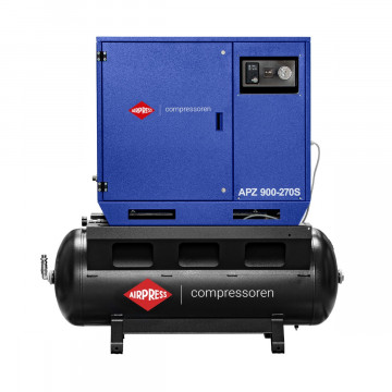 Silent Compressor APZ 900-270S 10 bar 7.5 hp/5.5 kW 611 l/min 270 l