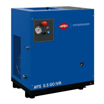 Screw Compressor APS 5.5 GO IVR 5.5 HP / 4 kW 10 bar 264 - 468 l/min