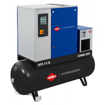Screw Compressor APS 15D Combi Dry 8 bar 15 hp/11 kW 1700 l/min 500 l