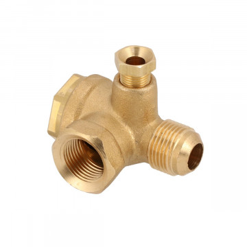 Non-return valve 3/8” male x 3/8” female x 1/8” female angled