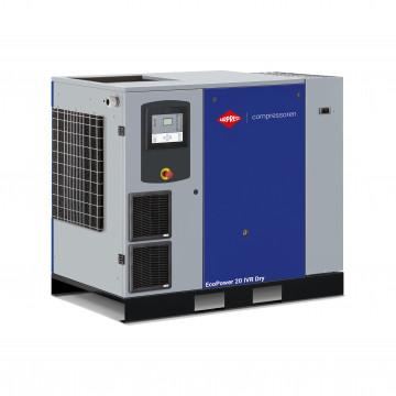 Screw compressor EcoPower 20 IVR Dry 13 bar 20 HP/15 kW 2120 - 2882 l/min