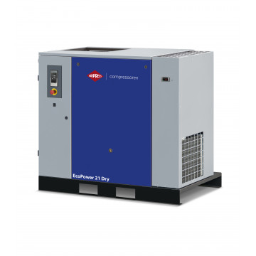 Screw compressor EcoPower 21 Dry 10 bar 20 HP/15 kW  2317 l/min