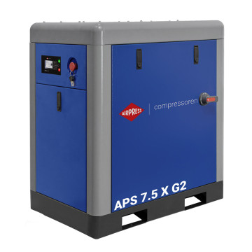 Screw compressor APS X 7.5 G2 10 bar 7.5 HP / 5.5 kW 690 l/min