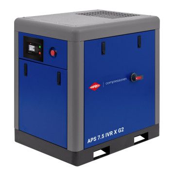 Screw Compressor APS X 7.5 IVR G2 10 bar 7.5 HP/5.5 kW 290-790 l/min