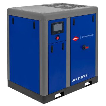 Screw Compressor APS 15 IVR X 10 bar 15 hp/11 kW 380-1500 l/min