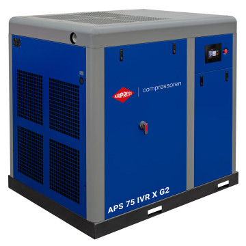 Screw Compressor APS X 75 IVR G2 10 bar 75 HP/55 kW 3030 - 10140 l/min