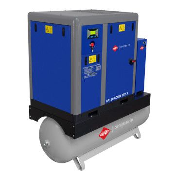 Screw Compressor APS X 20 Combi Dry 10 bar 20 HP/15 kW 1900 l/min 500 l