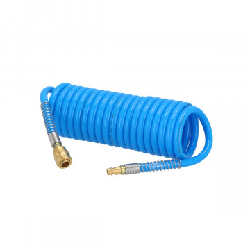Spiral air hose 5 m 12 x 8 mm
