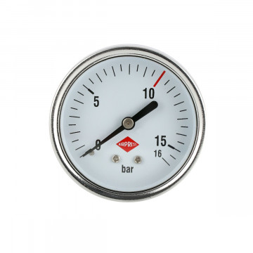 Pressure gauge 1/4" 16 bar rear connection 63 mm