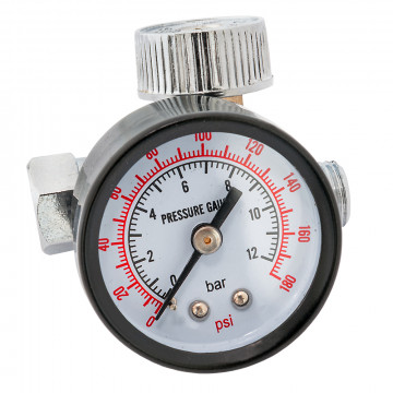 Pressure switch with Pressure gauge 1/4" 10 bar