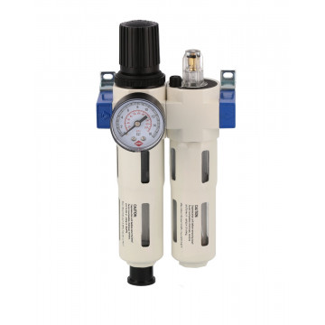 Pressure reducing oil/water seperating valve and Oil Lubricator 1" 15 bar