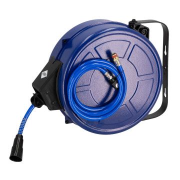 Air hose reel wall mounting 15 bar 18 m 3/8" 13.5 x 9.5 mm PU