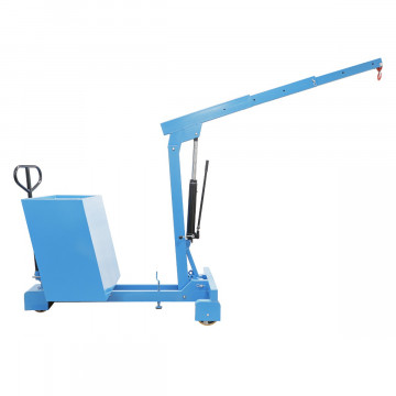 Manual hydraulic crane with counterweight 1000 kg