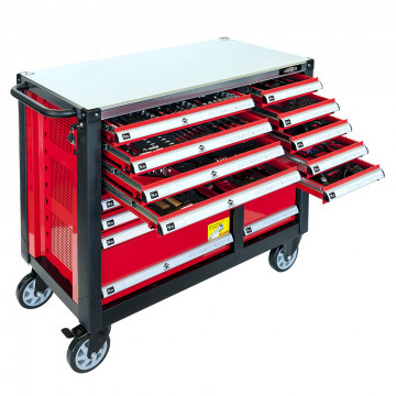 Tools trolley 447 tools 16 drawers