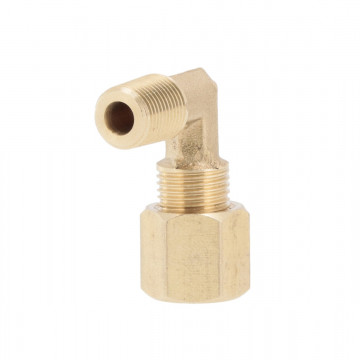 Knee coupling 1/8" male with swivel joint and cutting ring 6 mm