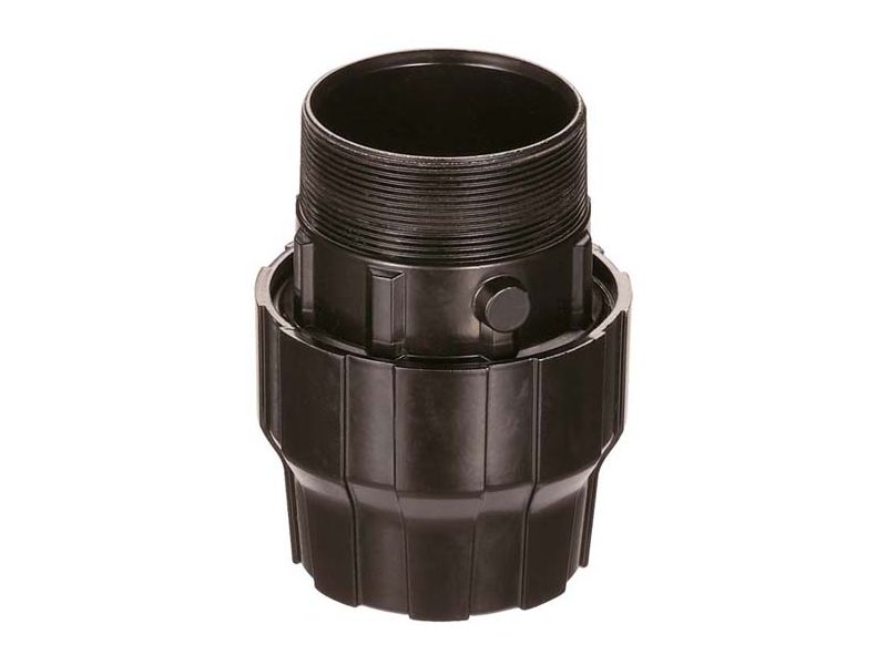Aluminium sleeve coupling/nipple 40 mm 1 1/2