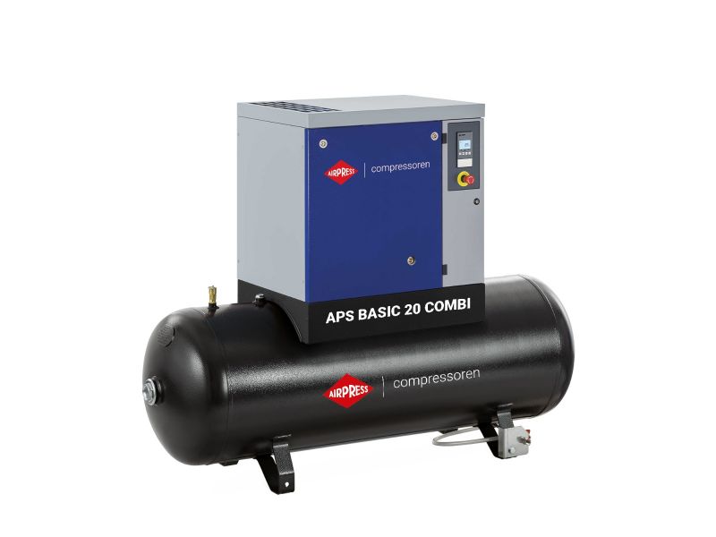 Screw Compressor APS 20 Basic Combi 10 bar 20 hp/15 kW 1680 l/min 500 l