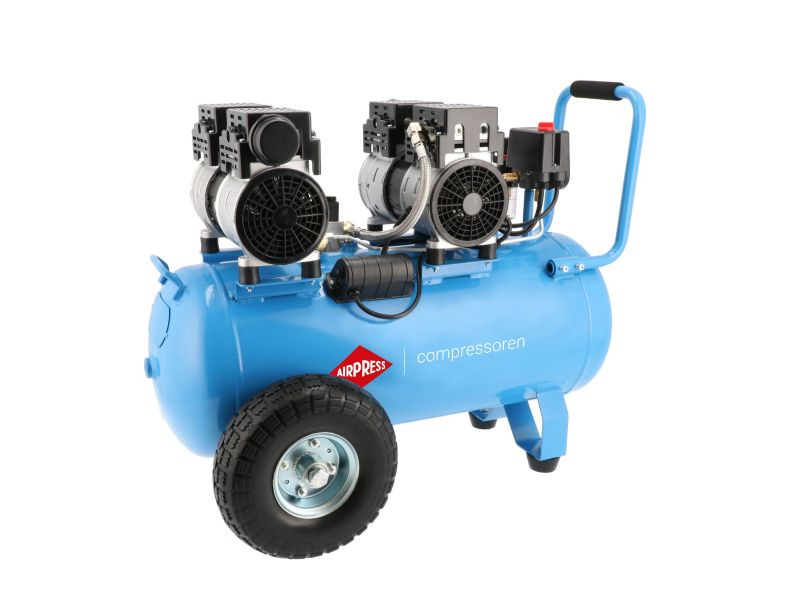 Silent oil free Compressor LMO 50-270 8 bar 2 hp 50 l