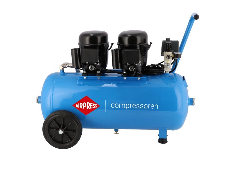 Compressor L 100-50 8 bar 1 hp/0.74 kW 80 l/min 50 l