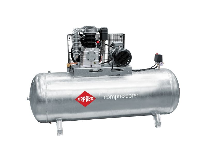 Compressor G 1000-500 Pro 11 bar 7.5 hp/5.5 kW 698 l/min 500 l galvanized