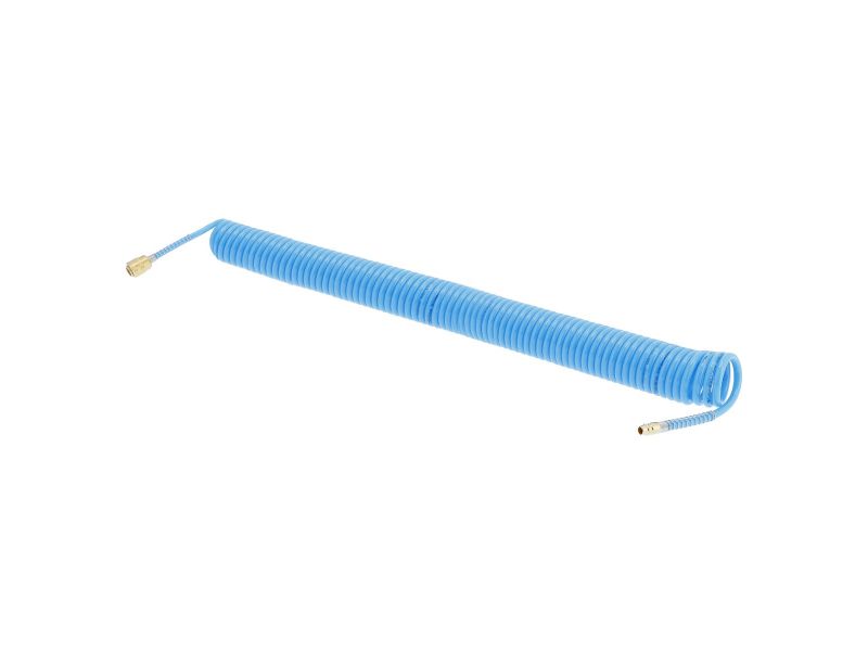 Spiral air hose Euro 10 bar 15 m 8 x 5 mm PU