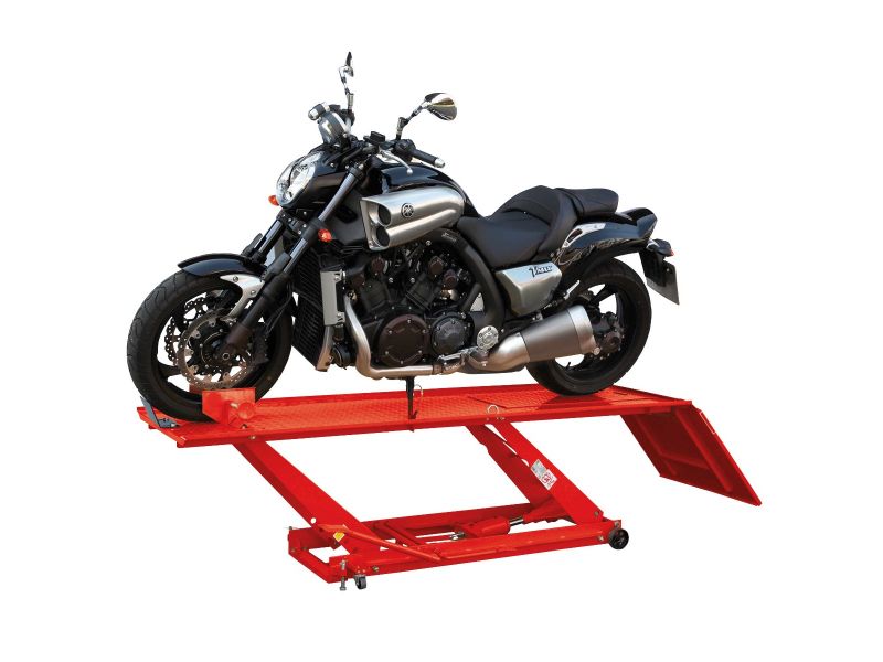 Motorcycle lift 450 kg with foot pedal