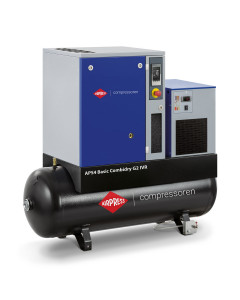 Screw compressor APS Basic 4 Combi Dry G2 IVR 10 bar 4 HP / 3 kW 200 l