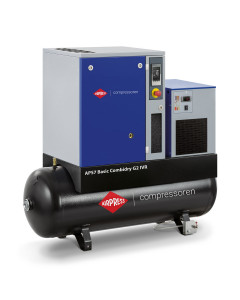 Screw compressor APS Basic 7 Combi Dry G2 IVR 10 bar 7.5 HP / 5.5 kW 200 l
