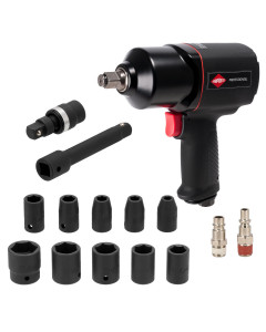 1/2" Impact wrench with sockets in the case +/- 225 l/min