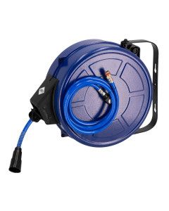 Air hose reel wall mounting 15 bar 18 m 3/8" 13.5 x 9.5 mm PU