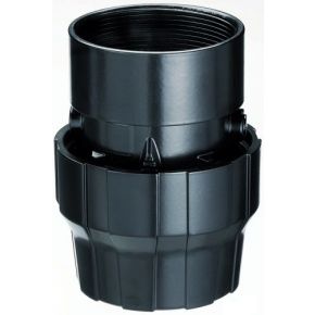 Aluminium sleeve coupling 25 mm 3/4" female