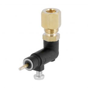 Drain valve 90 degrees push-in part for Condor pressure switch