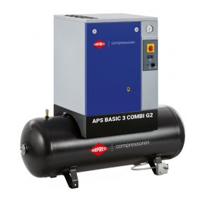 Screw Compressor APS 3 Basic G2 Combi 10 bar 3 hp/2.2 kW 294 l/min 200 l
