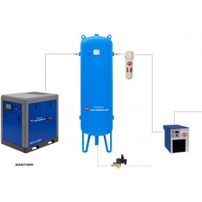 Compressed air treatment set APS 7.5 X IVR / 300 / 9