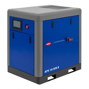 Screw Compressor APS 10 IVR X 10 bar 10 hp/7.5 kW 330-970 l/min