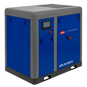 Screw Compressor APS 30 IVR X 10 bar 30 hp/22 kW 750-2990 l/min