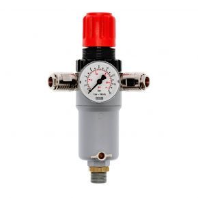 Pressure reducing valve 1/2" 12 bar with 2 quick couplings