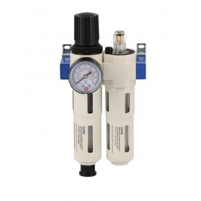 Oil-/Water seperator Pressure reducing valve and lubricator 3/8" 15 bar