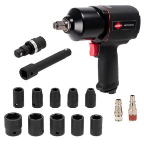 1/2" Impact wrench with sockets in the case +/- 225 l/min