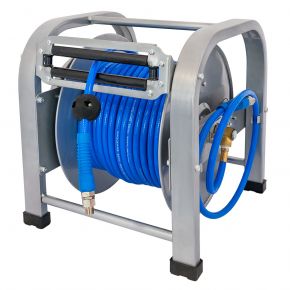 Air hose reel 30 m 3/8" 13 x 9.5 mm self-rolling
