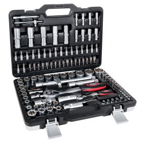 Tool case with Chrome Vanadium socket set 108 parts professional