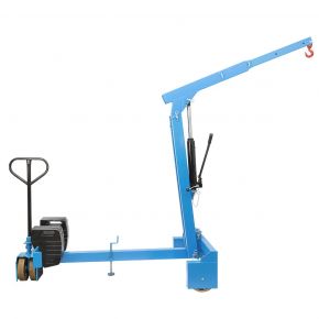Manual hydraulic crane with counterweight 500kg