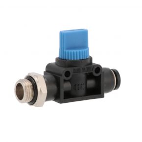 Push-in valve 6 mm x 1/4"