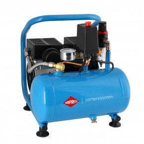 Silent oil free air compressor L 6-95 8 bar 0.6 hp/0.45 kW 48 l/min 5 l
