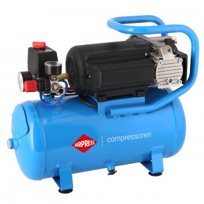 Silent oil free Compressor LMO 15-210 10 bar 0.75 hp/0.55 kW 168 l/min 15 l