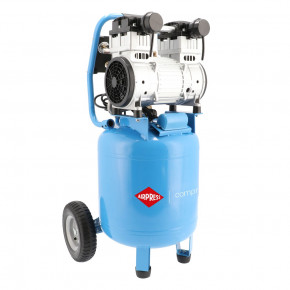 Standing silent oil free Compressor LMVO 40-250 8 bar 2 hp/1.5 kW 150 l/min 38 l