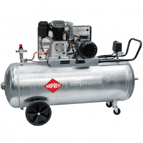 Compressor G 600-200 Pro 10 bar 4 hp/3 kW 415 l/min 200 l galvanized