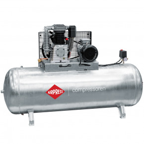 Compressor G 1000-500 Pro 11 bar 7.5 hp/5.5 kW 665 l/min 500 l galvanized
