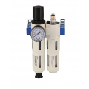 Pressure reducing oil/water seperating valve and Oil Lubricator 1" 15 bar